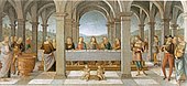 Perugino, altar al sant'agostino, nunta cana.jpg