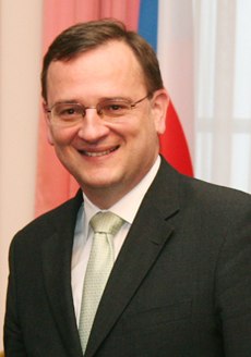Předseda vlády Petr Nečas (2010)