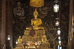 The Mediating Buddha of Wat Pho's ubosot Phra Buddha Theva Patimakorn (I).jpg