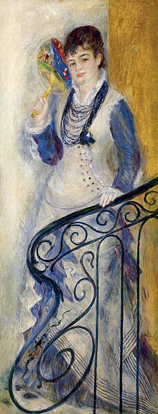 File:Pierre-Auguste Renoir - Woman on a Stair.jpg