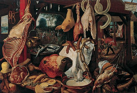 Nature morte avec viande et la Sainte Famille (Fundación Banco Santander).