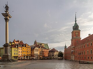 Warsaw Old Town UNESCO World Heritage Site in Mazovia Province, Poland