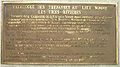 Plaque du catalogue des trépassez fr:Patrimoine de Trois-Rivières