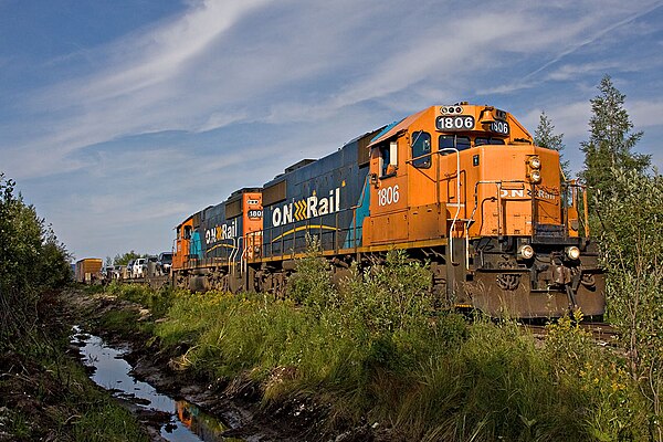 Polar Bear Express just south of Moosonee, Ontario