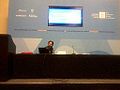 Ponencia de Correogsk sobre Wikipedia traducción izquierdo de autor en el XVIII Congreso Internacional de Traducción e Interpretación San Jerónimo La traducción en evolución 02.jpg