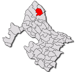 Localisation dans le comté de Mehedinți