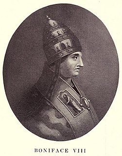 Pope Boniface VIII 193rd Pope of the Catholic Church