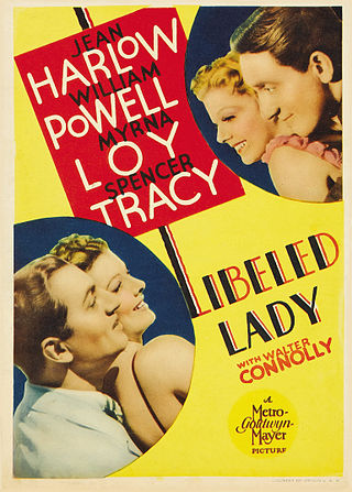 <i>Libeled Lady</i> 1936 film by Jack Conway