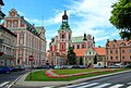 * Nomination A view over the Fara Church from Kolegiacki square. Poznań, Poland --Skelanard 10:23, 29 September 2017 (UTC) * Decline strong CA, perspective distortion, oversaturated --Carschten 15:22, 29 September 2017 (UTC)