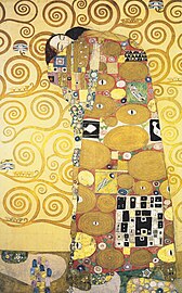 Preparatory painting for dining room of the Stoclet Palace by Gustav Klimt (1905–1911)