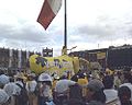 Election protests in Zócalo, 2006