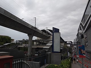 <span class="mw-page-title-main">Punjagutta metro station</span> Metro station in Hyderabad, India