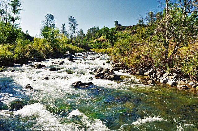 Putah Creek above Monticello Dam