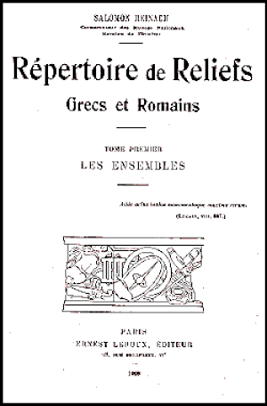 Salomon Reinach: Biographie, Lanthropologie des religions selon Salomon Reinach, Principales publications