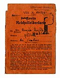 Vorschaubild für Reichskleiderkarte