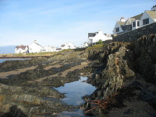 Rhosneigr village in United Kingdom