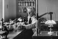 Rocky Mountain Laboratories, Robert A. Cooley at work station, 1938.jpg