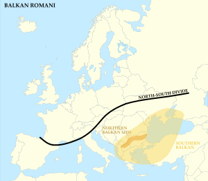 Romany dialects Balkan.svg