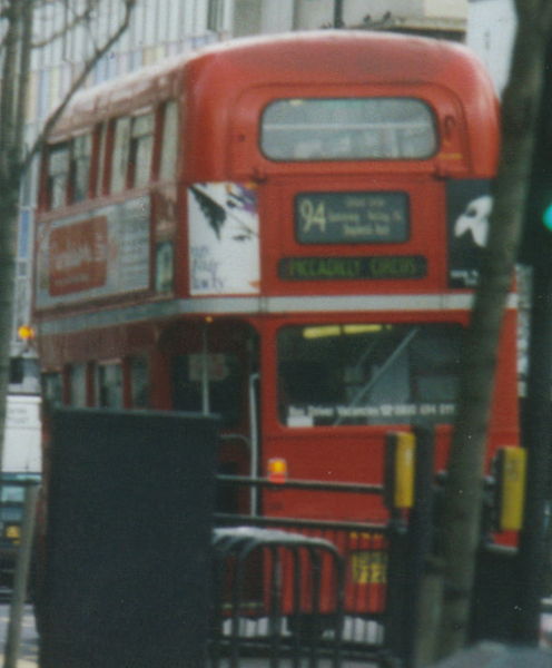 File:Routemaster route 94 to Piccadilly Circus, 1 February 2002.jpg