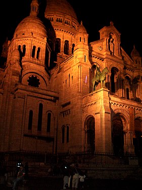 Sacré-Cœur at night