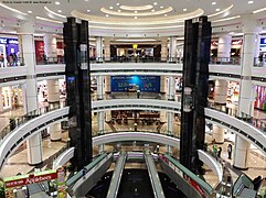 The interior of Sahara Center, one of the biggest malls in Sharjah