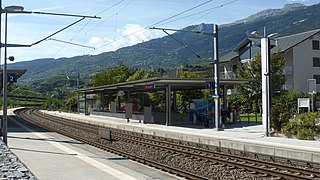 <span class="mw-page-title-main">Salgesch railway station</span>