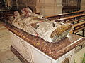 Sepulcro del santo, localizado en el pasillo central de la iglesia de San Lesmes.