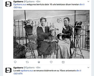 Euskaldundei schadenfreude linguistikoa sortzen dien adibideetako bat, Gipuzkoako udalerri bateko twitter kontuan.