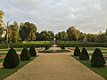 De slottuin van het kasteel van Schieder-Schwalenberg