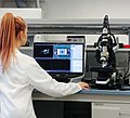 Scientist during microscopic observation of the PCB component.jpg