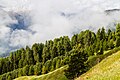 Scuol-Motta Naluns, Uitzicht vanaf Motta Naluns naar het zuiden.