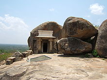 Bhadrabahu Cave, Shravanabelagola where Chandragupta is said to have died Shravanabelagola2007 - 44.jpg