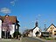 Village center of Siegritzberg, a district of the town Waischenfeld.