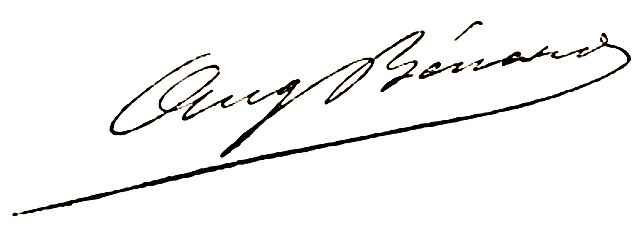 signature d'Auguste Bénard