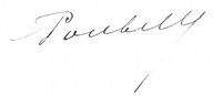 Signature de Eugène Poubelle