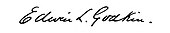 signature d'Edwin Lawrence Godkin