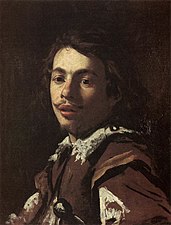 Simon Vouet (1590-1649). Autoportrait, vers 1620. Huile sur toile, 64 × 48 cm. Musée Réattu, Arles.