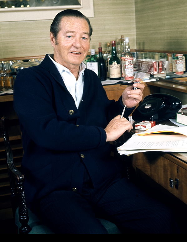 Portrait of Rattigan by Allan Warren