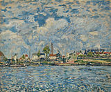 Alfred Sisley, La Seine au Point du jour, 1877, Muzeul de artă modernă André Malraux - MuMa, Le Havre