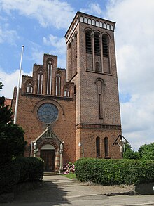 Скт. Laurentii kirke (Roskilde) - tower.jpg