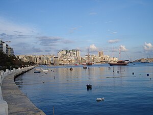 View of Marsamxett from Sliema