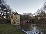 Smedenpoortbrug, verbindingsbrug tussen Brugge centrum en Brugge Sint-Andries.