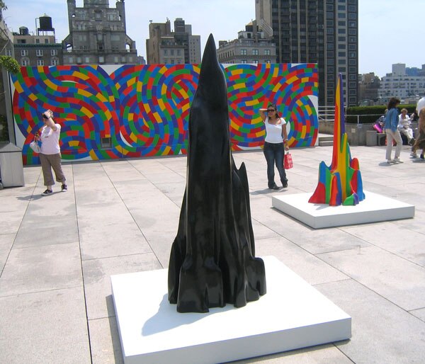 Sol LeWitt's installation on the rooftop at the Metropolitan Museum of Art, 2005.