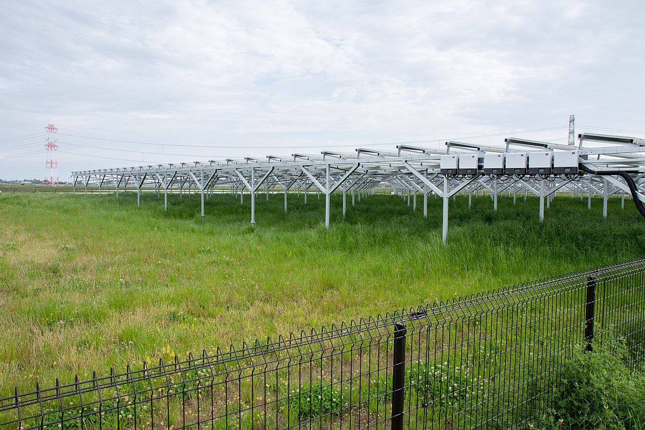 Solar-Sharing-Kraftwerk in Inashiki, Ibaraki 04.jpg