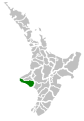 Map of the South Taranaki District of the North Island; own work