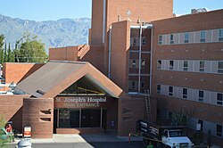 St. Joseph's Medical Center front entrance.JPG