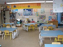 St. Pius X school classroom