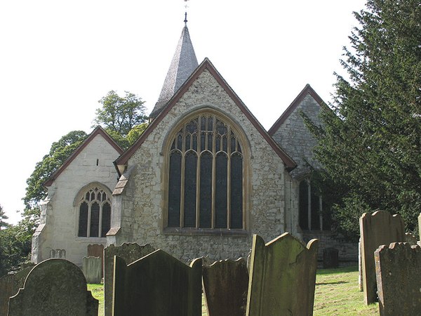 The east end of the church