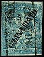 Mexico, 1856: Guanajuato district overprint.