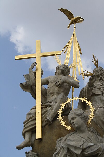 File:Statue of God the Son in Náměšť nad Oslavou, Třebíč District.jpg